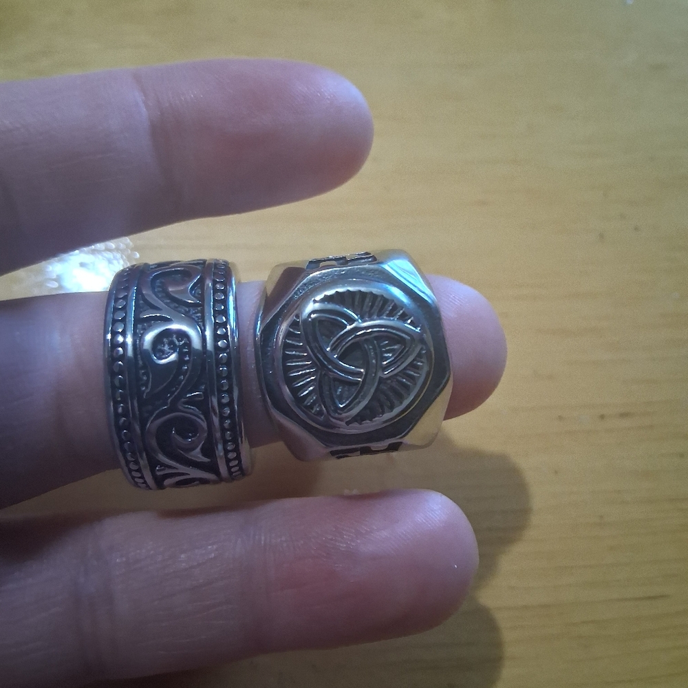 Silver Ring Set Size 10